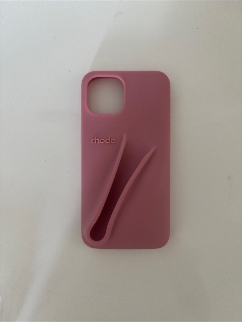 Rhode Pink Silicone Phone Case with Grip - Compatible Cell Accessory